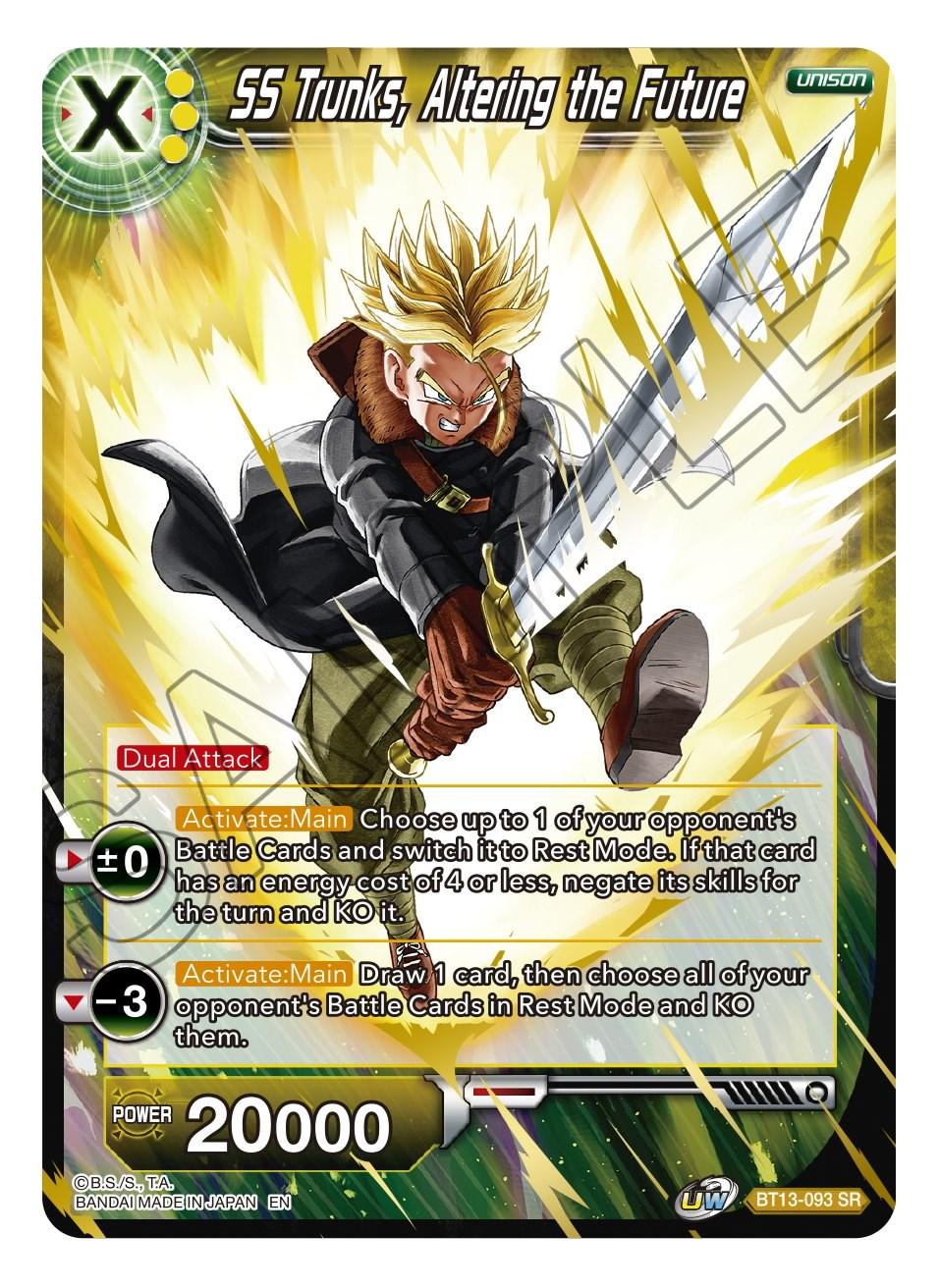 SS Trunks, Altering the Future BT13-093