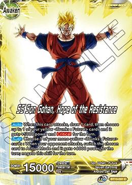 Son Gohan // SS Son Gohan, Hope of the Resistance BT13-091