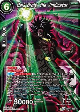 Dark Broly, the Vindicator BT13-136