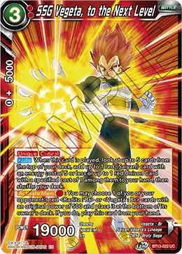 SSG Vegeta, to the Next Level BT13-022