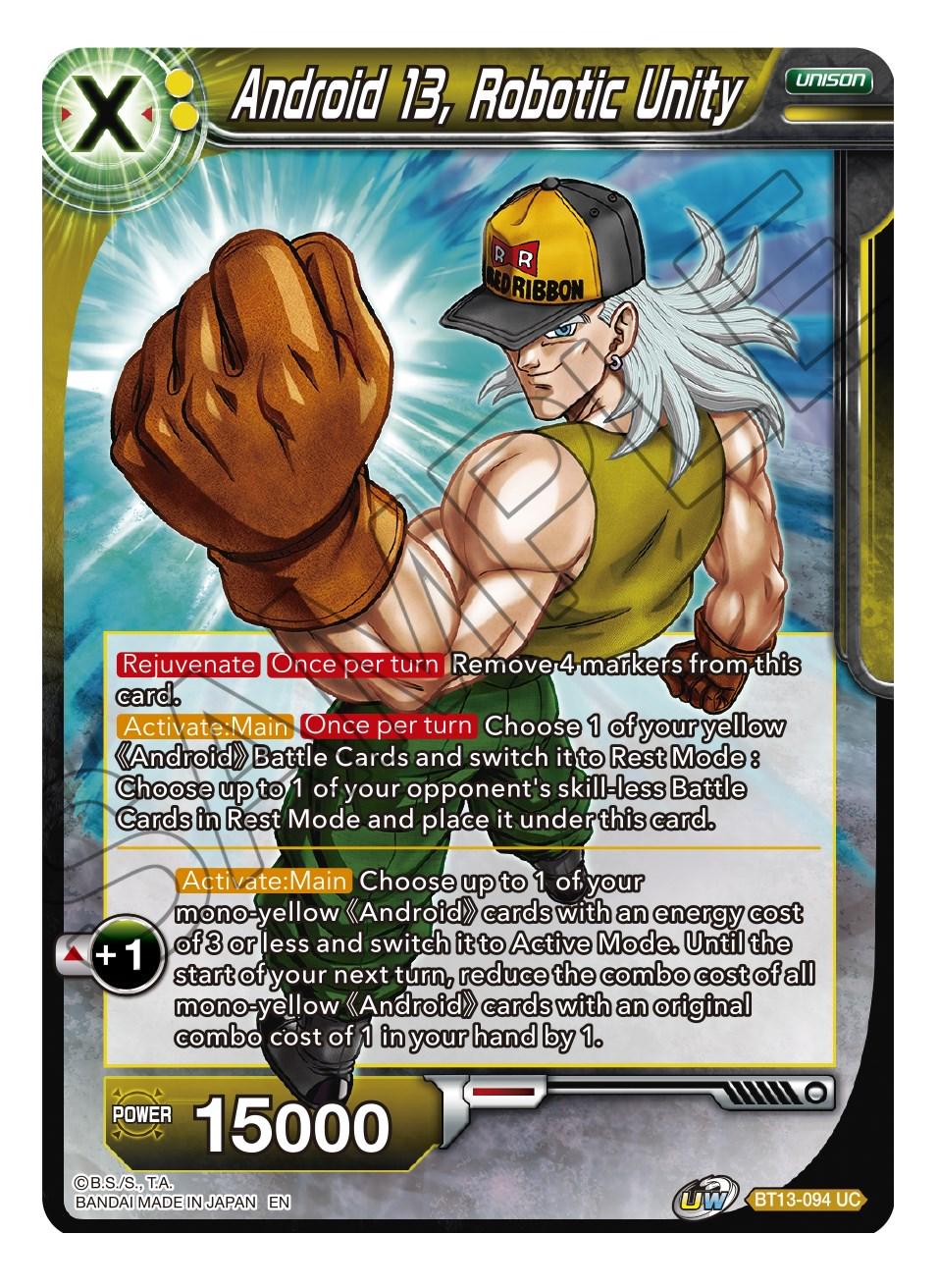 Android 13, Robotic Unity BT13-094