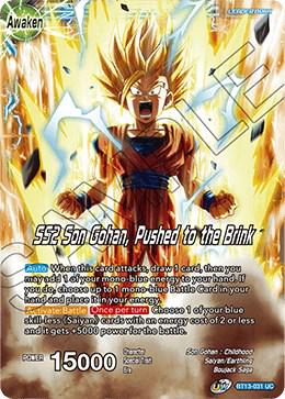 Son Gohan // SS2 Son Gohan, Pushed to the Brink BT13-031