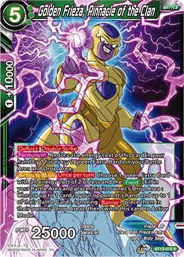 Golden Frieza, Pinnacle of the Clan BT13-076