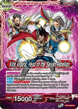 King Vegeta // King Vegeta, Head of the Saiyan Rebellion BT13-002