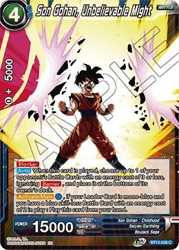 Son Gohan, Unbelievable Might BT13-038