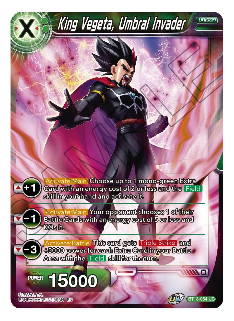 King Vegeta, Umbral Invader BT13-064