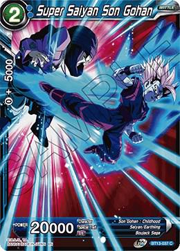 Super Saiyan Son Gohan BT13-037