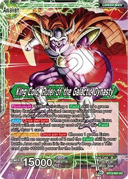 King Cold // King Cold, Ruler of the Galactic Dynasty BT13-061