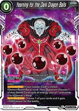 Yearning for the Dark Dragon Balls BT13-149