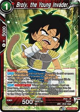 Broly, the Young Invader BT13-026