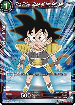 Son Goku, Hope of the Saiyans BT13-019