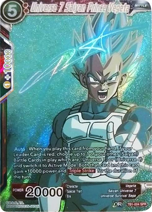 Universe 7 Saiyan Prince Vegeta [SPR] TB1-004