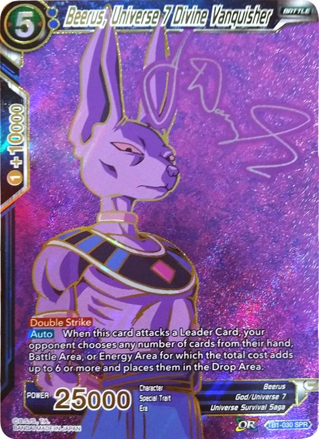 Beerus, Universe 7 Divine Vanquisher [SPR] TB1-030