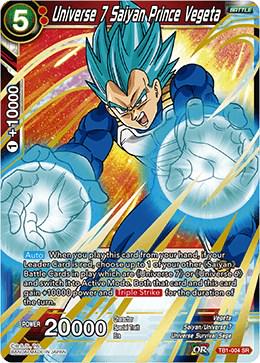 Universe 7 Saiyan Prince Vegeta TB1-004