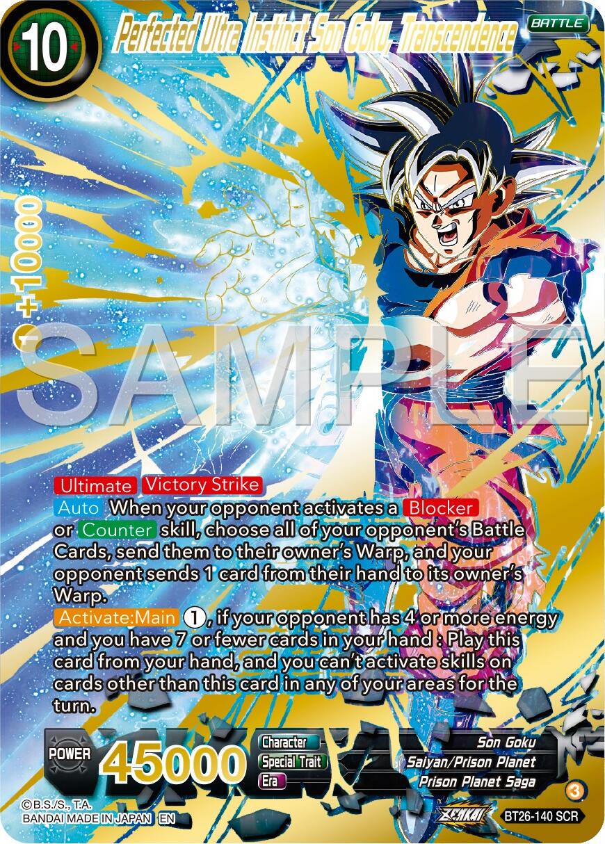 Perfected Ultra Instinct Son Goku, Transcendence BT26-140