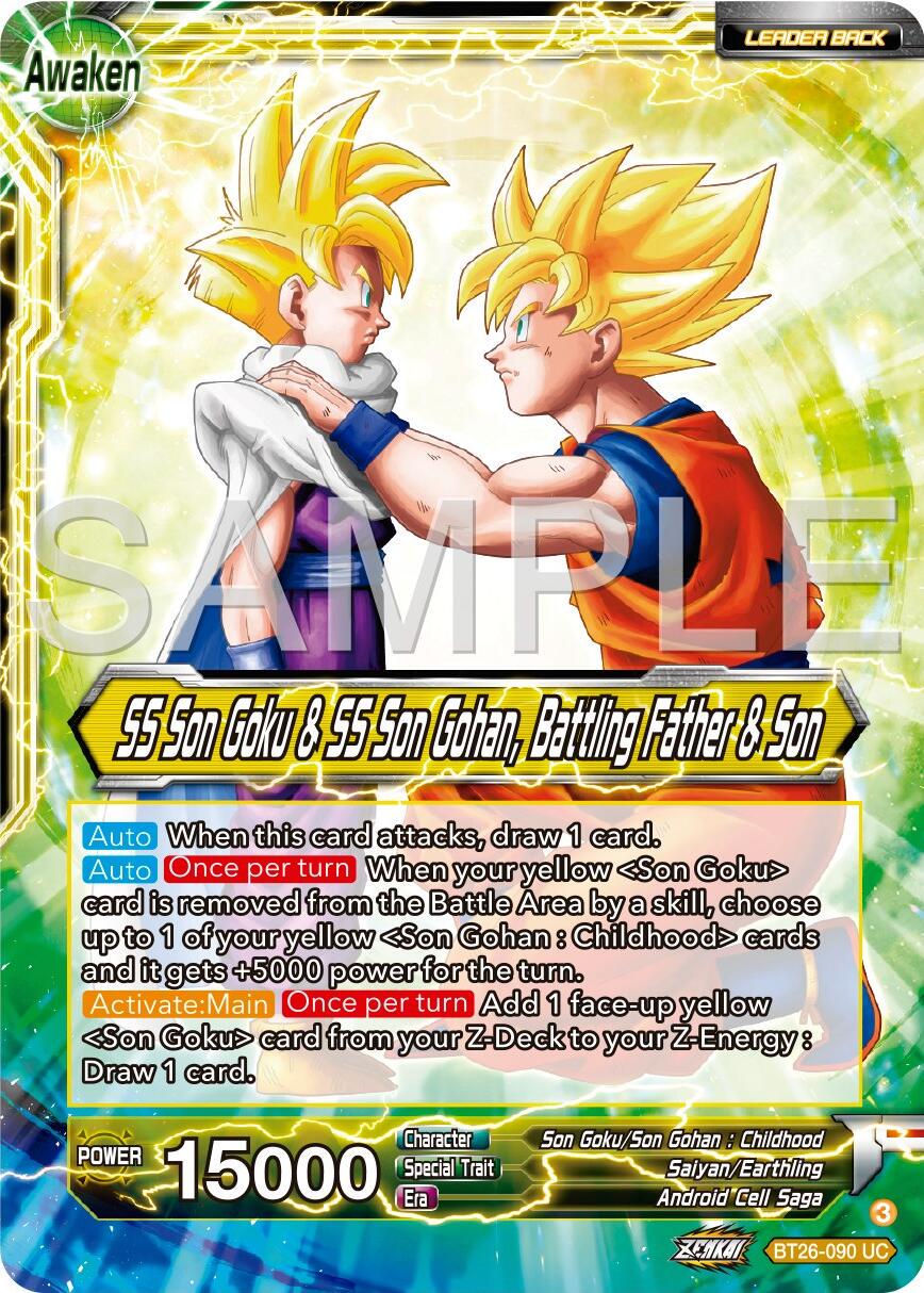 SS Son Goku // SS Son Goku & SS Son Gohan, Battling Father & Son BT26-090