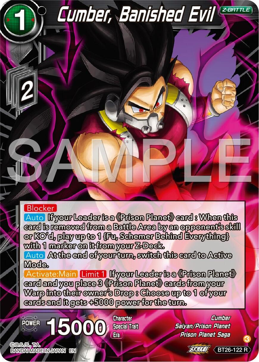 Cumber, Banished Evil BT26-122
