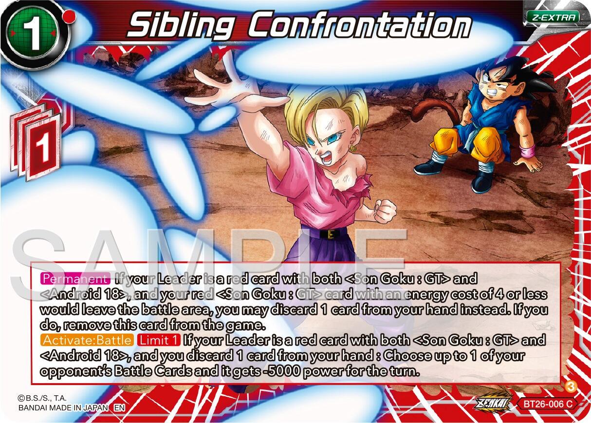 Sibling Confrontation BT26-006