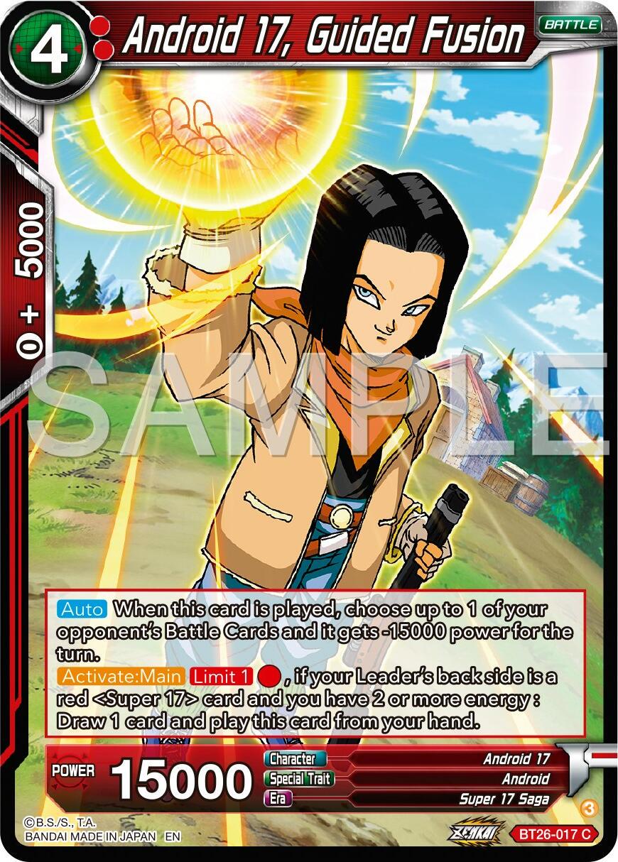 Android 17, Guided Fusion BT26-017