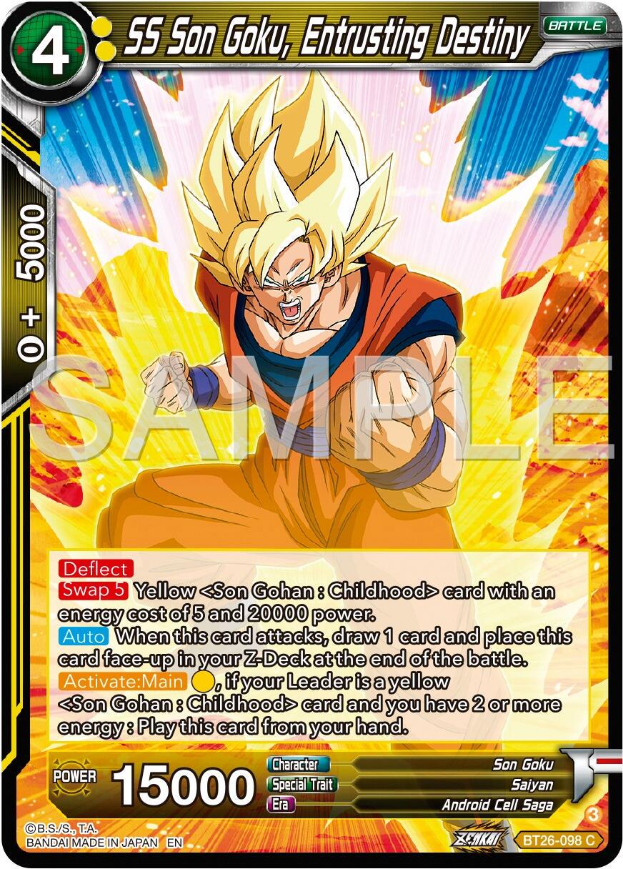SS Son Goku, Entrusting Destiny BT26-098