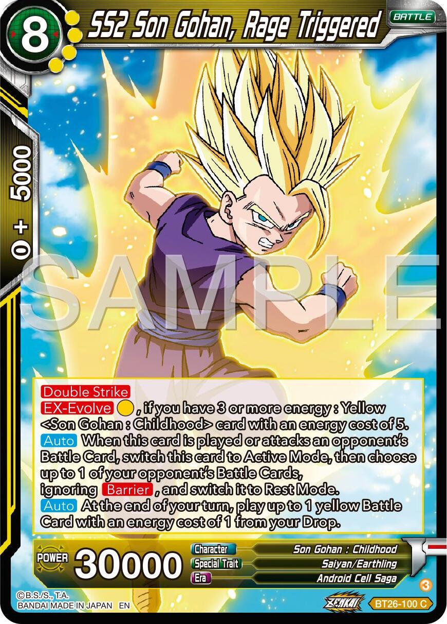 SS2 Son Gohan, Rage Triggered BT26-100