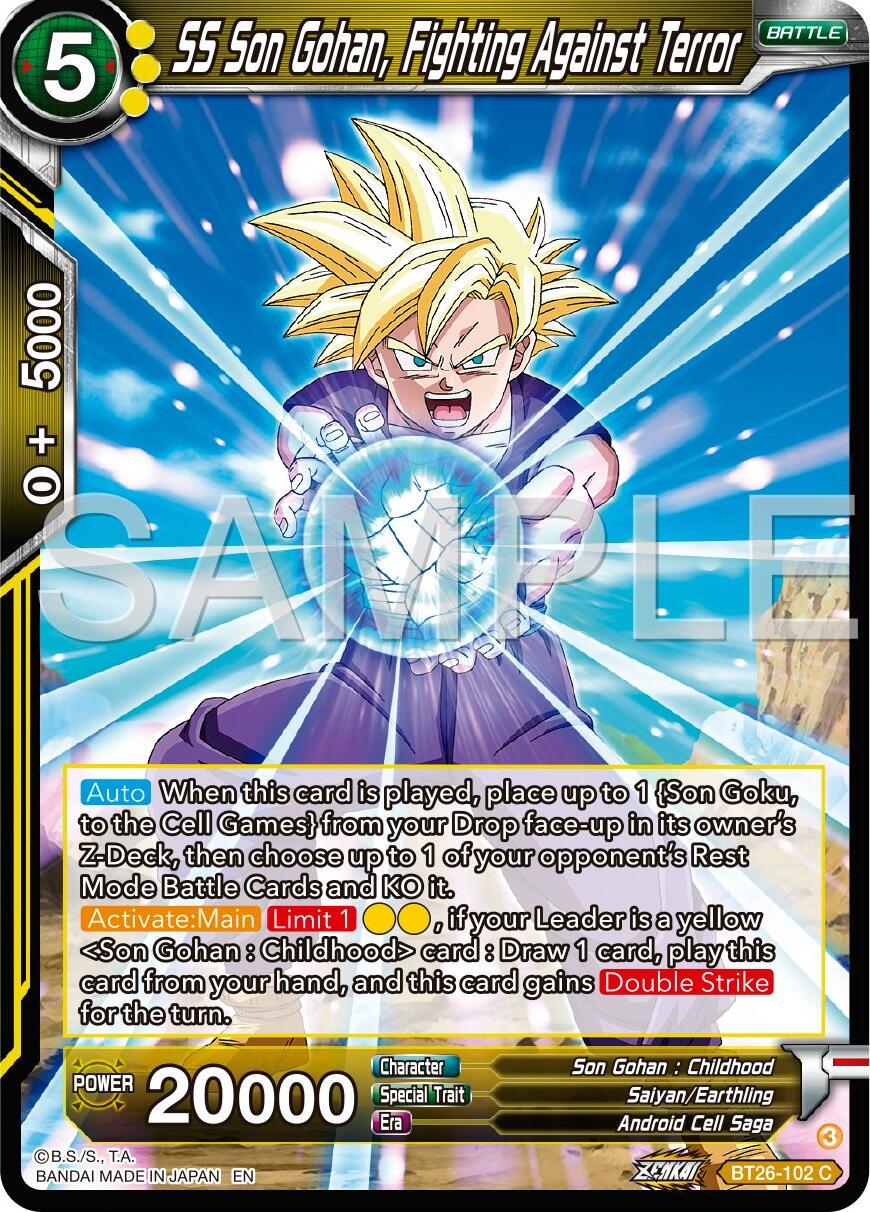 SS Son Gohan, Fighting Against Terror BT26-102