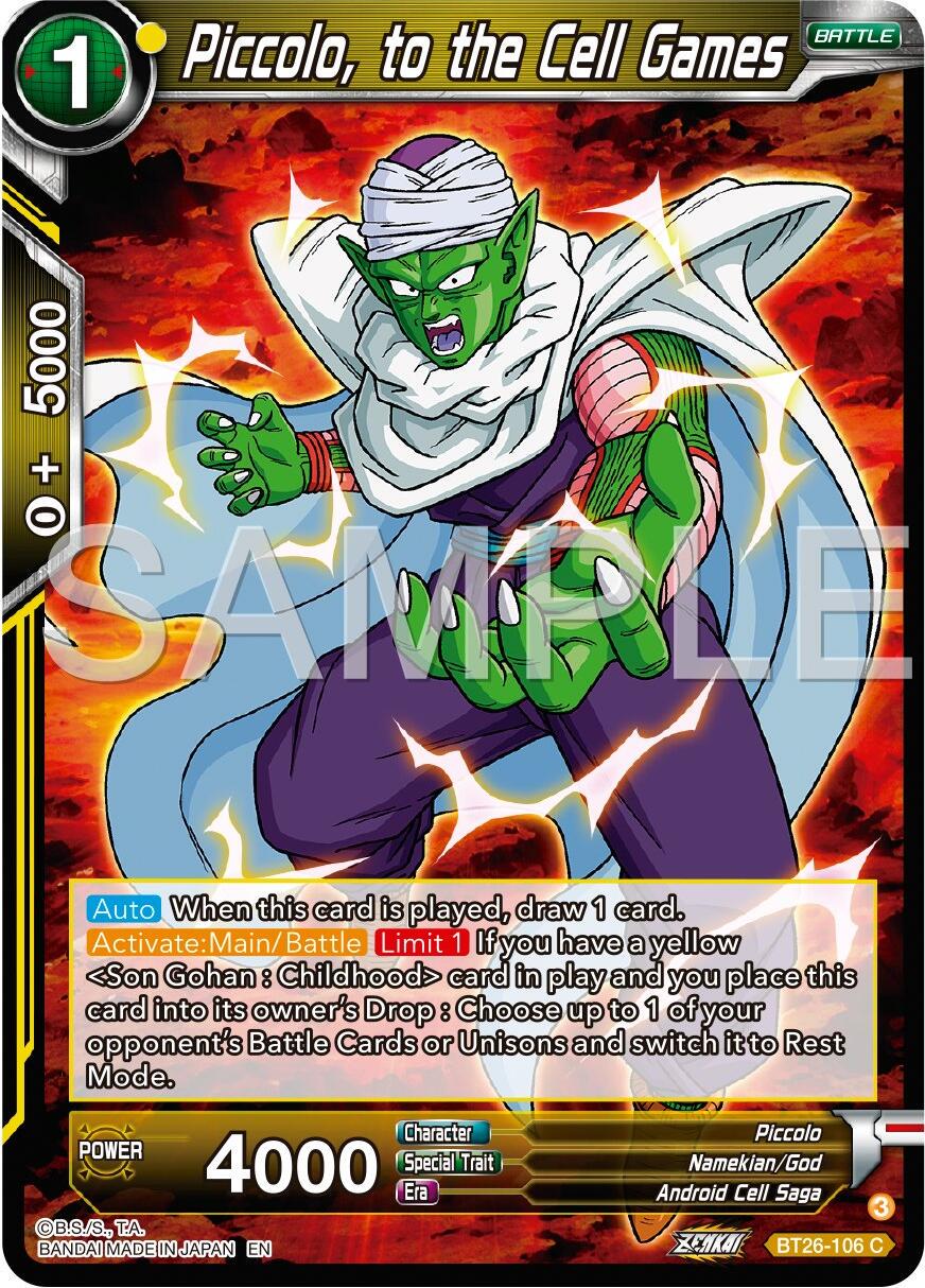 Piccolo, to the Cell Games BT26-106