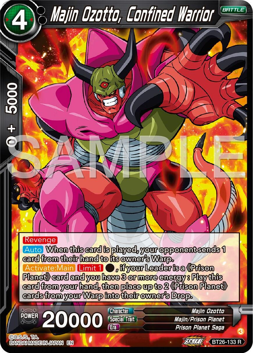 Majin Ozotto, Confined Warrior BT26-133