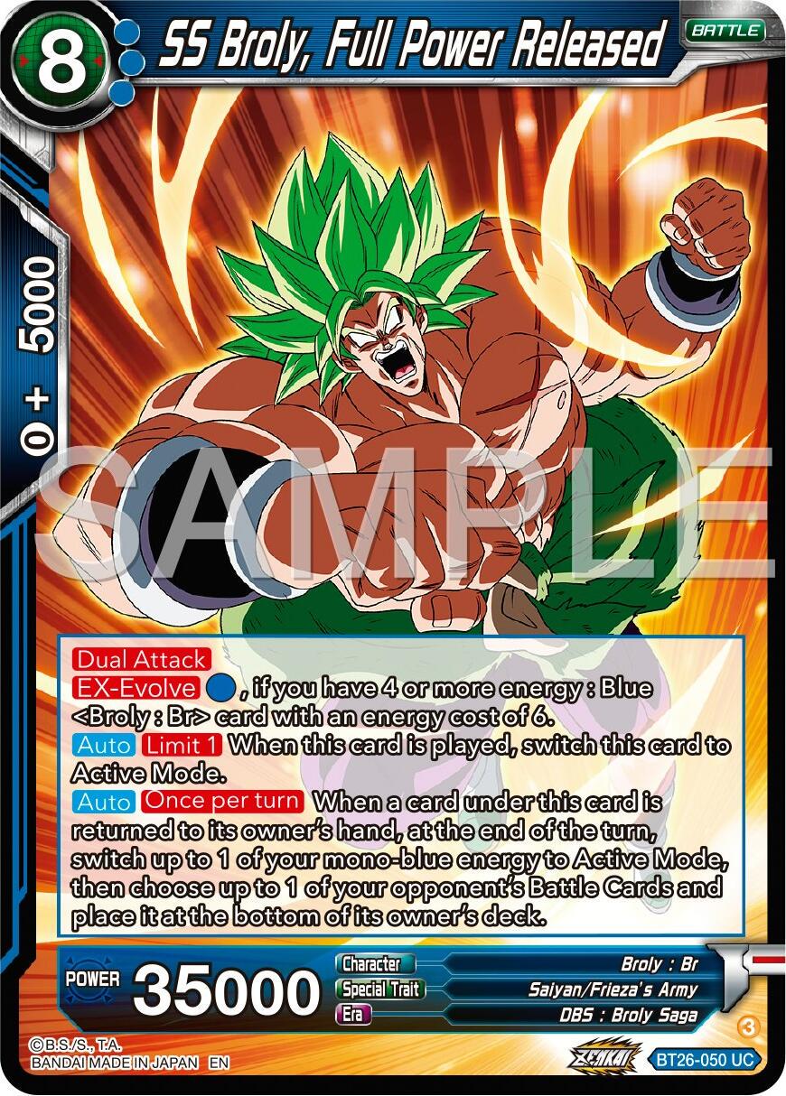 SS Broly, Full Power Released BT26-050