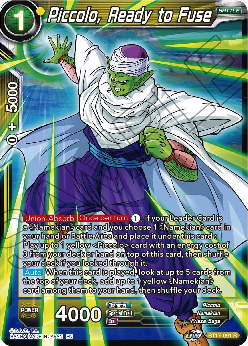 Piccolo, Ready to Fuse BT17-091