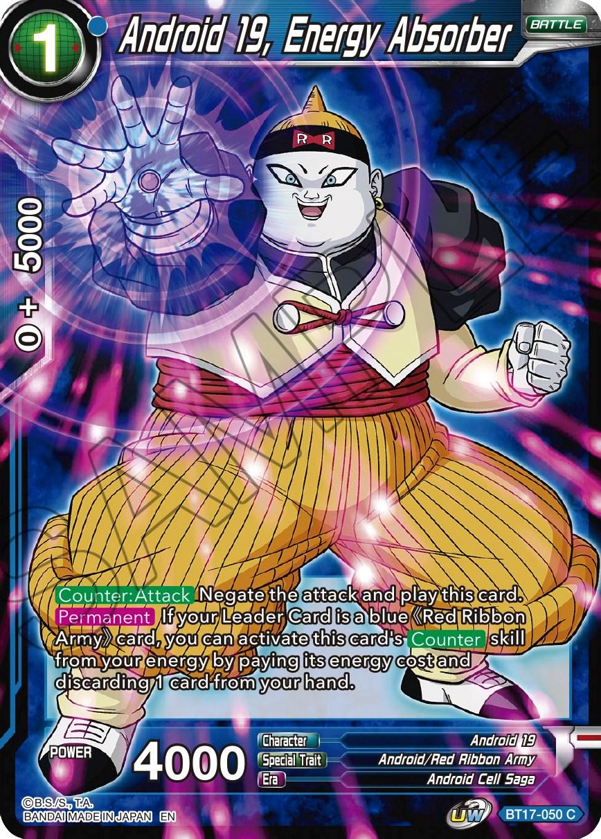 Android 19, Energy Absorber BT17-050