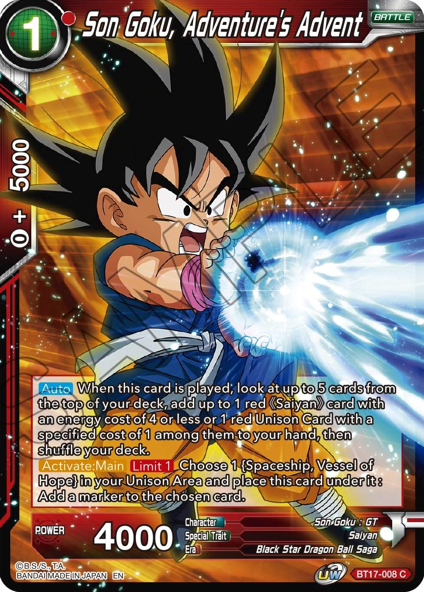 Son Goku, Adventure's Advent BT17-008