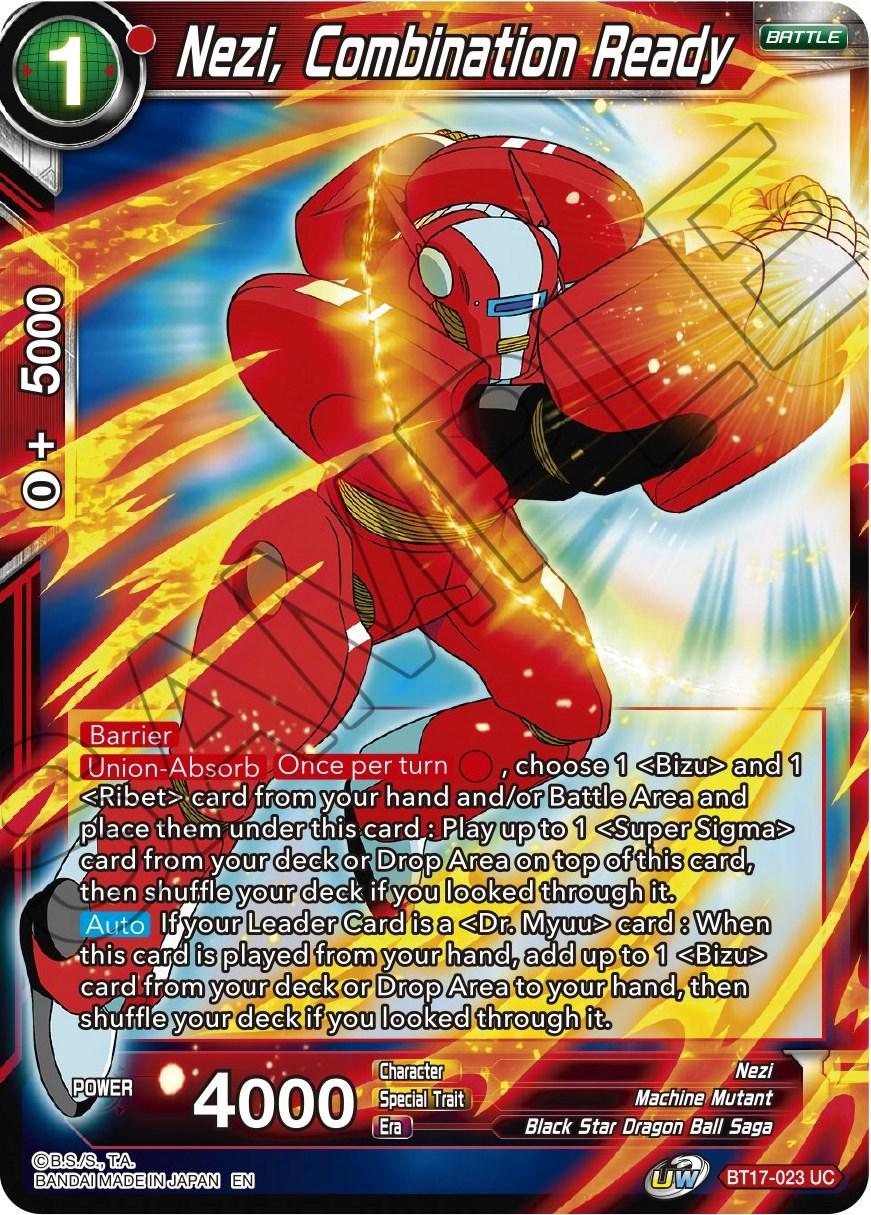 Nezi, Combination Ready BT17-023