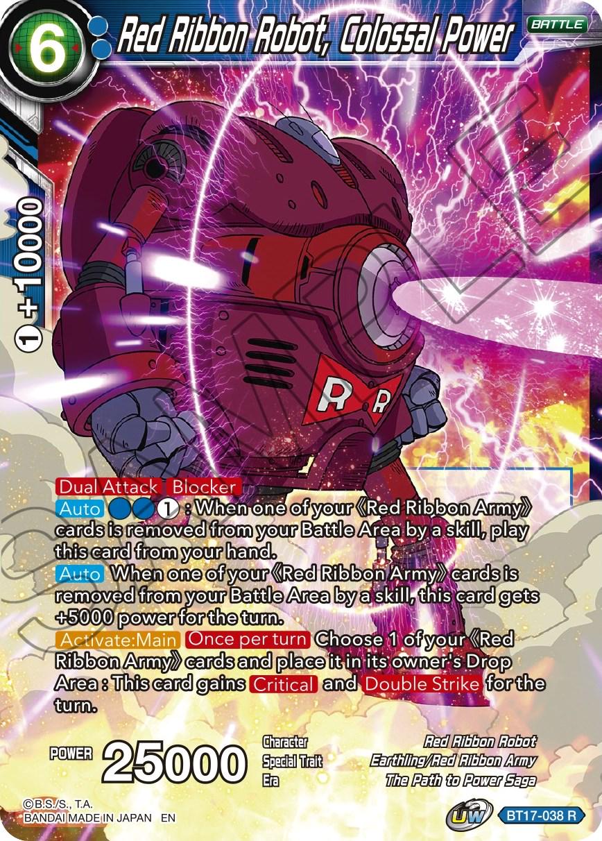 Red Ribbon Robot, Colossal Power BT17-038