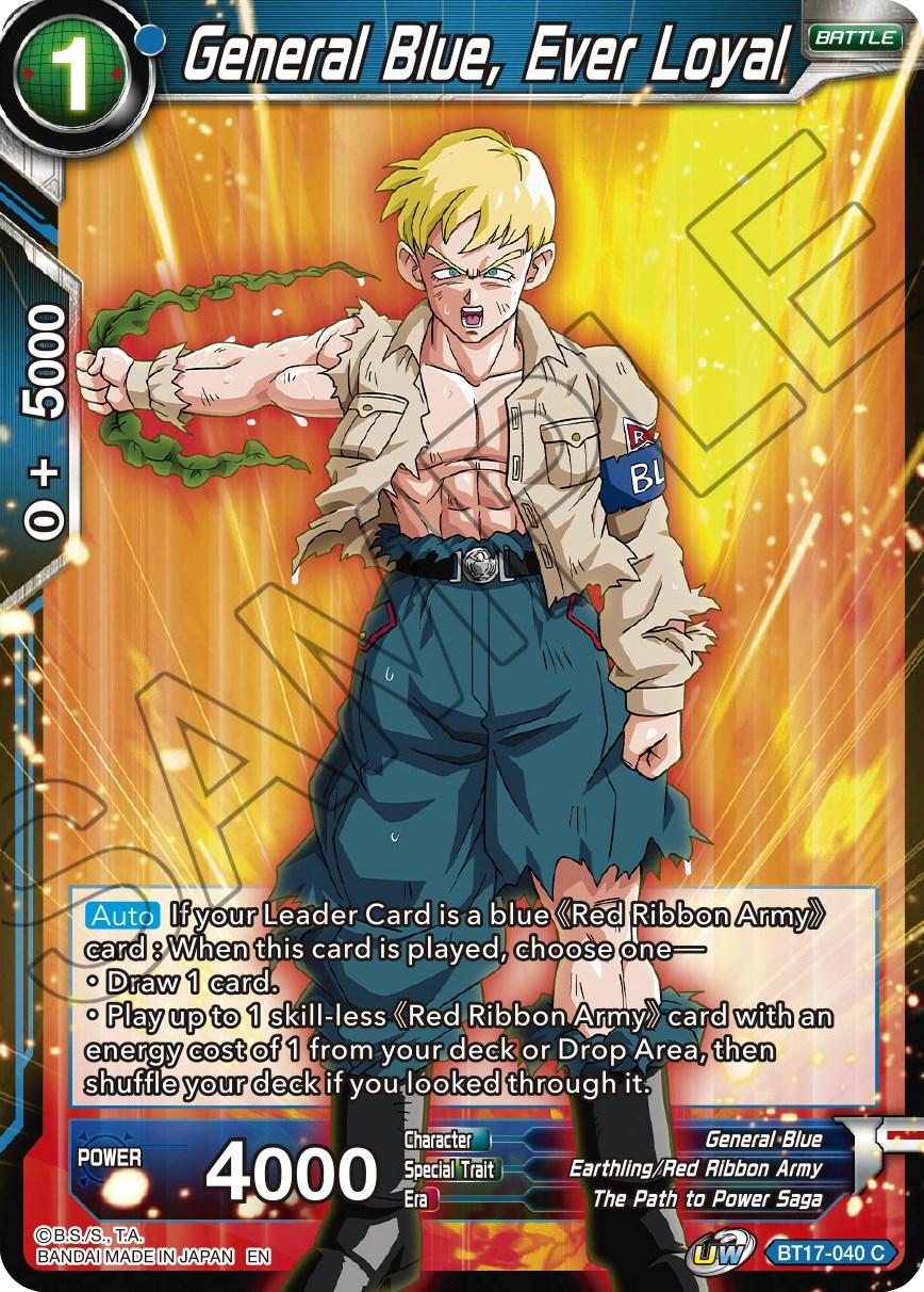 General Blue, Ever Loyal BT17-040