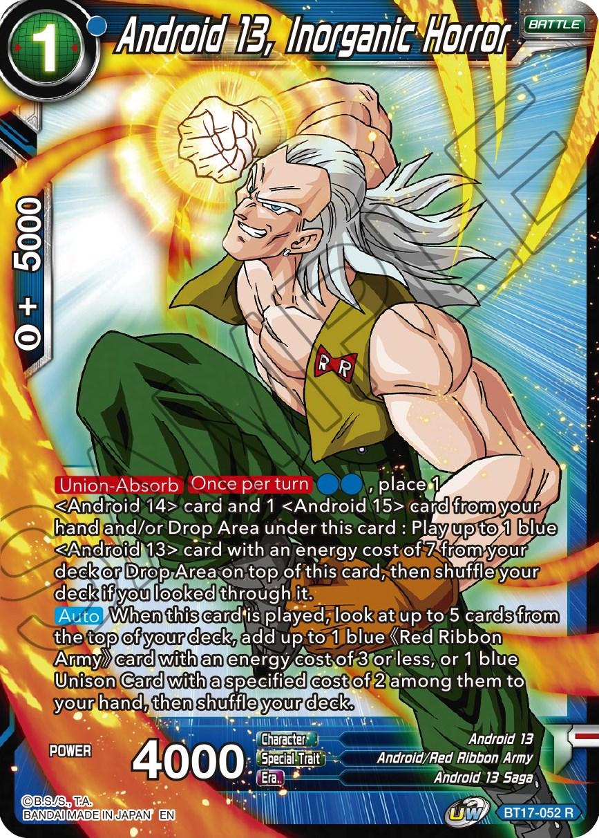 Android 13, Inorganic Horror BT17-052