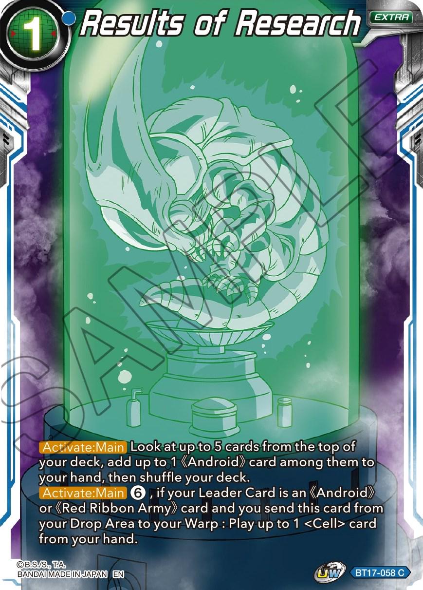 Results of Research BT17-058