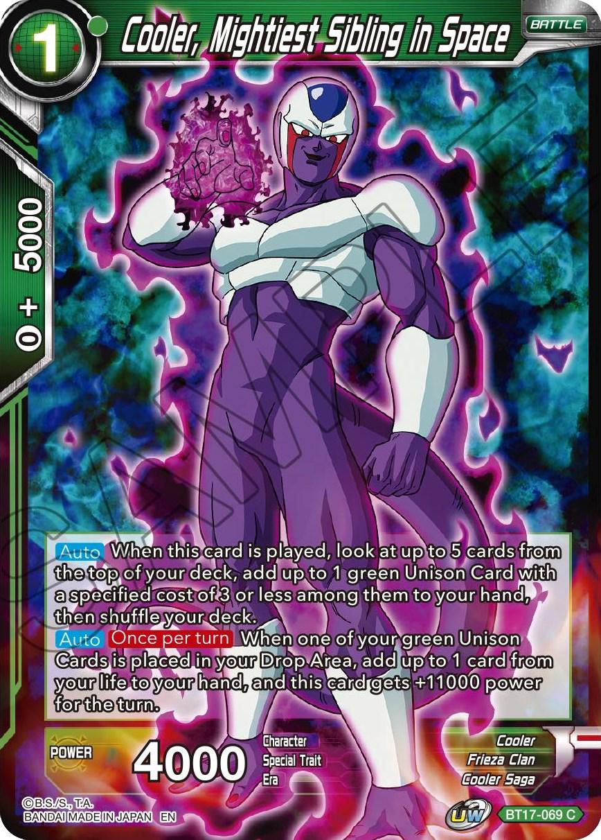 Cooler, Mightiest Sibling in Space BT17-069