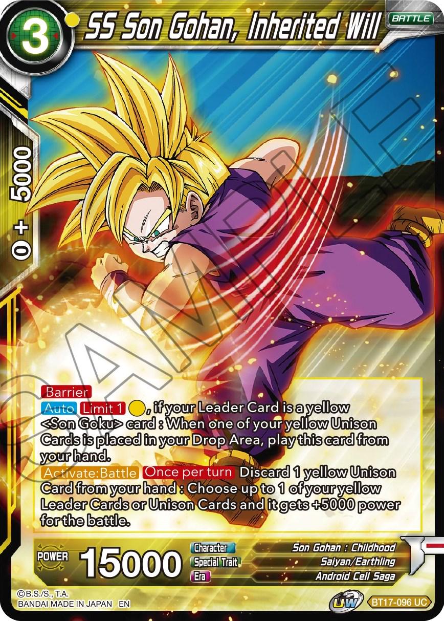 SS Son Gohan, Inherited Will BT17-096