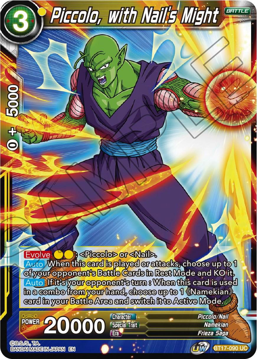 Piccolo, with Nail's Might BT17-090
