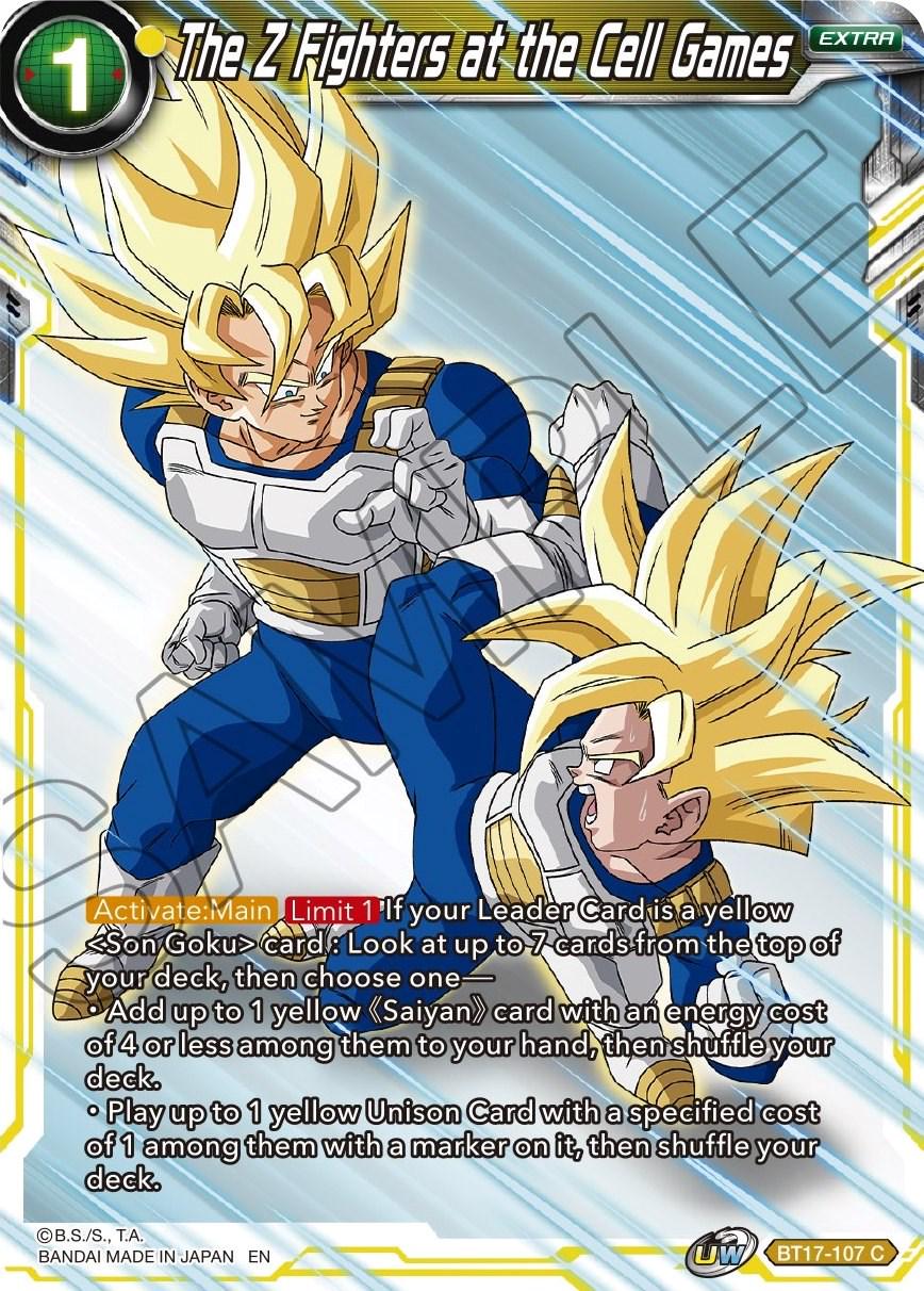 The Z Fighters at the Cell Games BT17-107