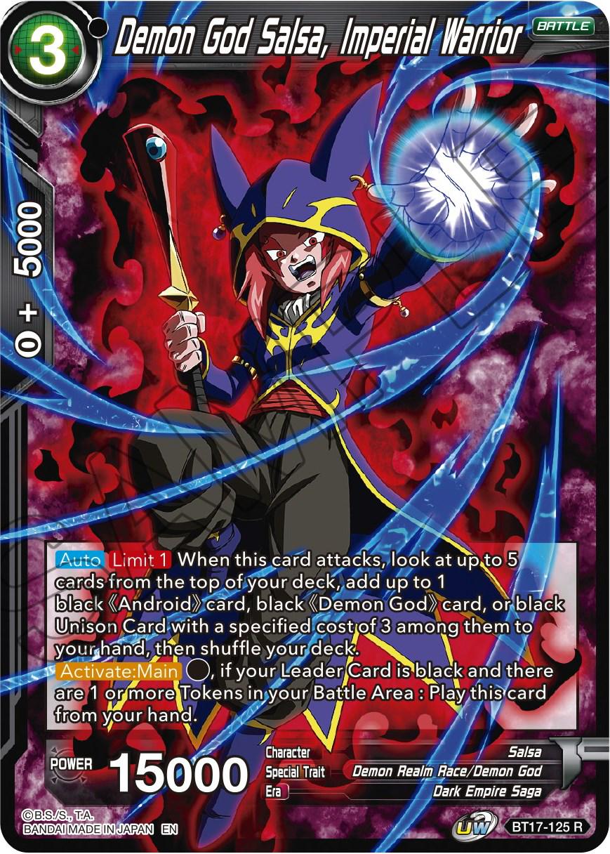Demon God Salsa, Imperial Warrior BT17-125
