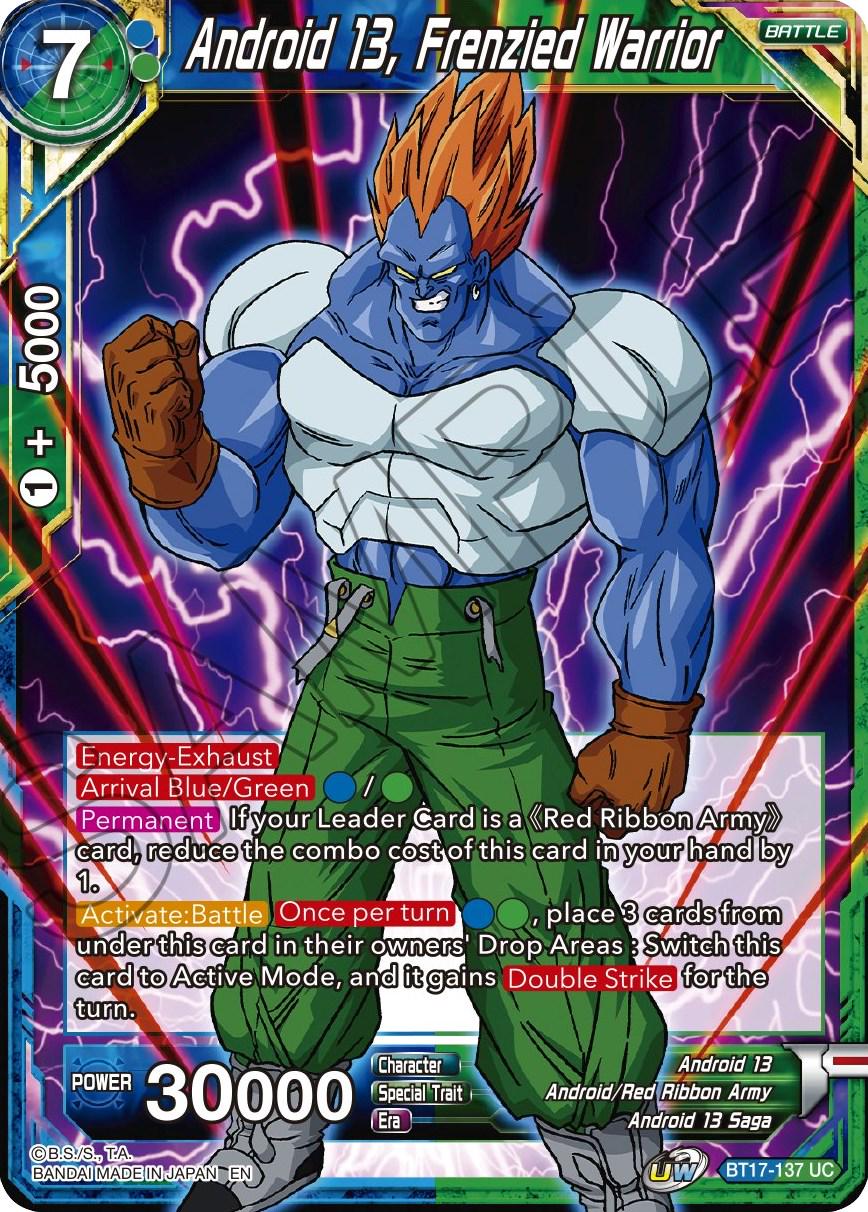 Android 13, Frenzied Warrior BT17-137