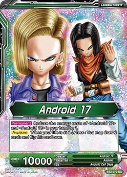 Android 17 // Diabolical Duo Androids 17 & 18 BT2-070