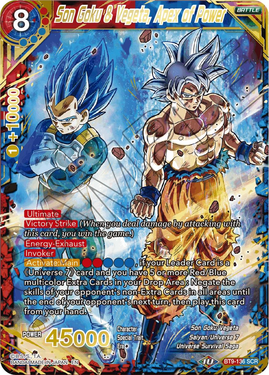 Son Goku & Vegeta, Apex of Power BT9-136