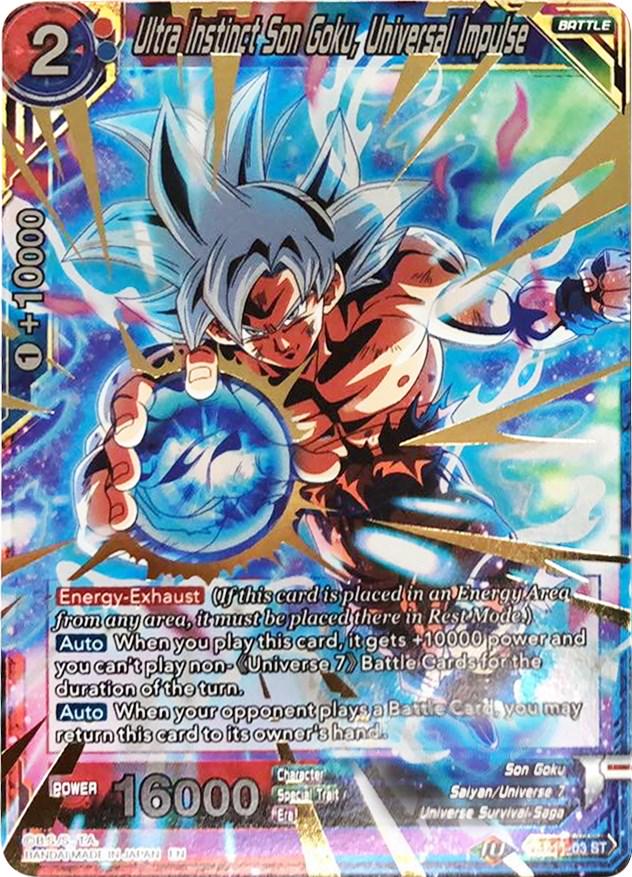 Ultra Instinct Son Goku, Universal Impulse [Gold Stamped] SD11-03