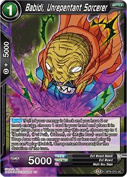 Babidi, Unrepentant Sorcerer BT9-075