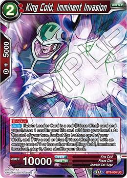 King Cold, Imminent Invasion BT9-006