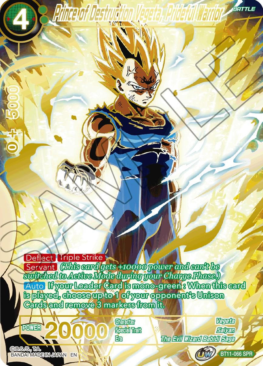 Prince of Destruction Vegeta, Prideful Warrior [SPR] BT11-066