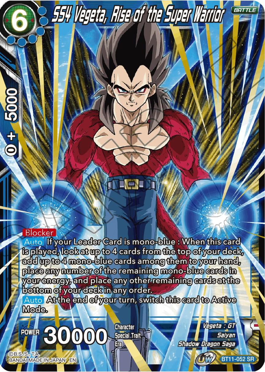 SS4 Vegeta, Rise of the Super Warrior BT11-052